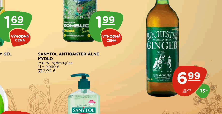 SANYTOL ANTIBAKTERIÁLNE MYDLO