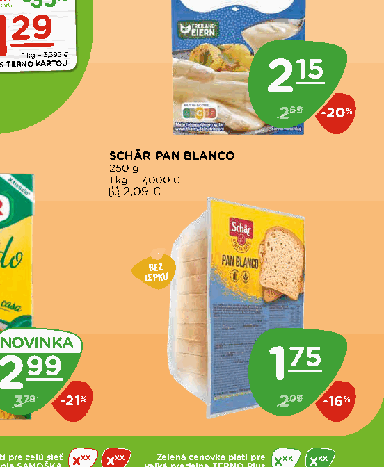 SCHÄR PAN BLANCO