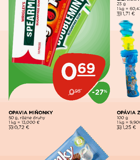 OPAVIA MIŇONKY