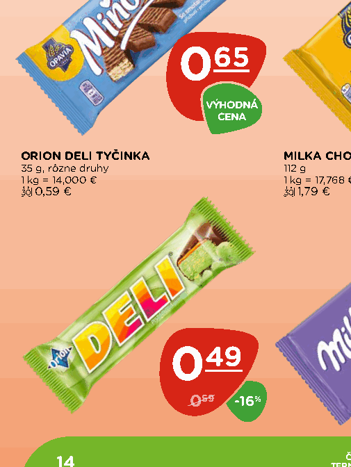 ORION DELI TYČINKA