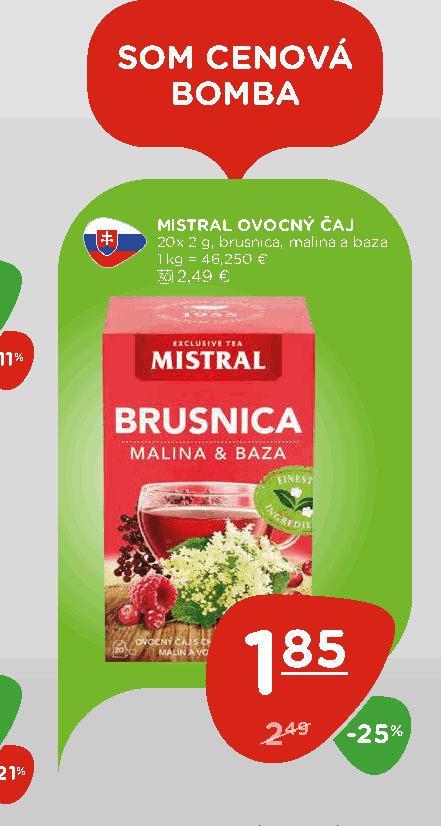 MISTRAL OVOCNÝ ČAJ