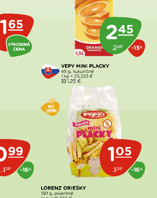 VEPY MINI PLACKY