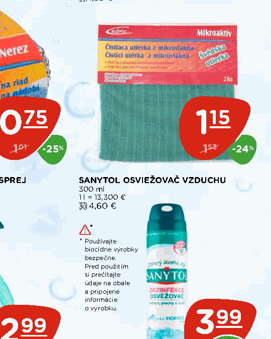 SANYTOL OSVIEŽOVAČ VZDUCHU