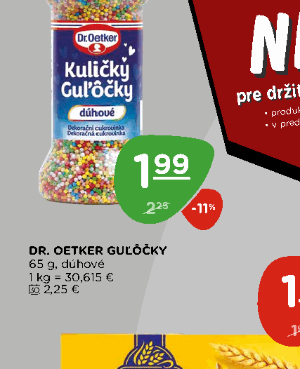 DR. OETKER GUĽÔČKY