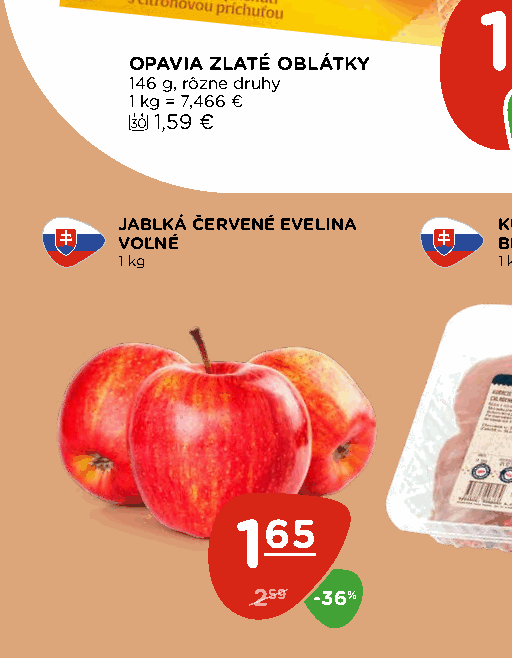 JABLKÁ ČERVENÉ EVELINA VOĽNÉ