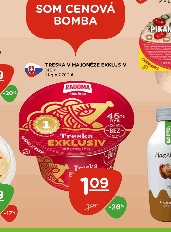 TRESKA V MAJONÉZE EXKLUSIV