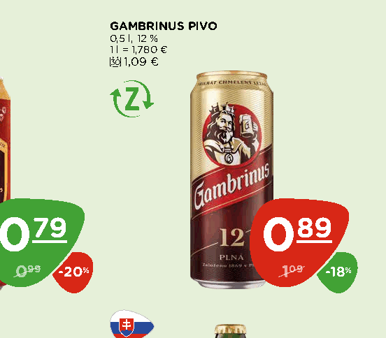 GAMBRINUS PIVO