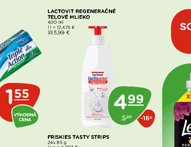LACTOVIT REGENERAČNÉ TELOVÉ MLIEKO