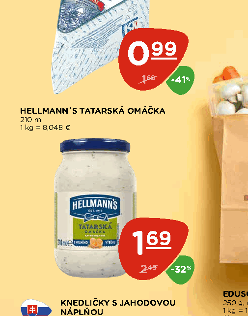 HELLMANN´S TATARSKÁ OMÁČKA