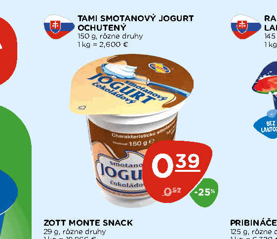 TAMI SMOTANOVÝ JOGURT OCHUTENÝ