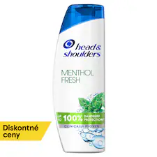 Head & Shoulders Menthol Fresh Šampón proti Lupinám 400 ml. na Denné Použitie