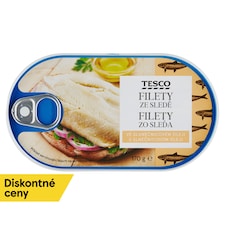 Tesco Filety zo sleďa v slnečnicovom oleji 170 g