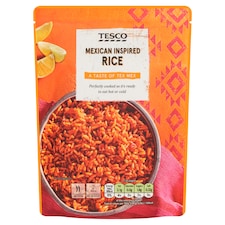 Tesco Dlhozrnná ryža s červenou paprikou, paradajkovým pretlakom a čili papričkami jalapeño 250 g