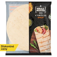 Grill Master Pšeničné placky tortilla 4 x 62,5 g (250 g)