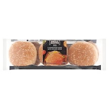 Tesco Grill Master Žemle na hamburger so sezamovými semenami 6 x 53 g (318 g)