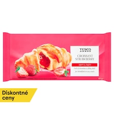 Tesco Croissant s jahodovou náplňou 60 g
