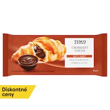 Tesco Croissant s kakaovou náplňou 60 g