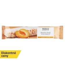 Tesco Müsli tyčinka so sušenými marhuľami v jogurtovej poleve 35 g
