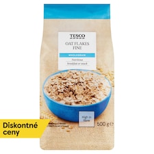 Tesco Celozrnné ovsené vločky, jemné 500 g