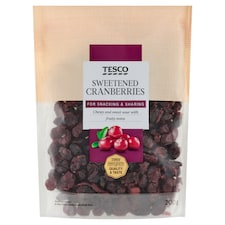 Tesco Brusnice celé, presladené 200 g