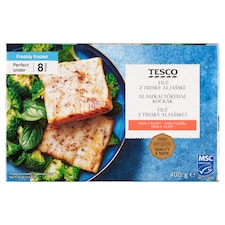 Tesco Filé z tresky aljašskej 400 g