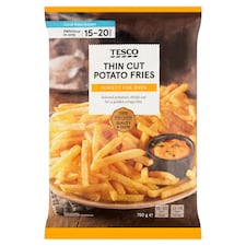 Tesco Predsmažené zemiakové hranolky hlbokozmrazené 750 g