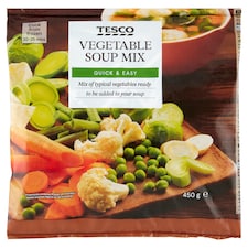 Tesco Zeleninová zmes polievková 450 g
