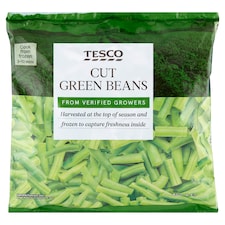 Tesco Zelené fazuľové struky krájané 450 g