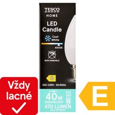 Tesco Home LED žiarovka 3,4W E14 studené biele svetlo