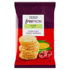 Tesco Free From Kukuričné chlebíčky s paprikovou príchuťou 60 g