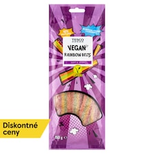 Tesco Vegan Cukrovinky s jahodovou príchuťou 150 g