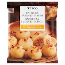 Tesco Knedličky s údeným mäsom 450 g