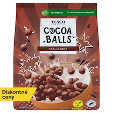 Tesco Obilninové kakaové guľôčky 450 g