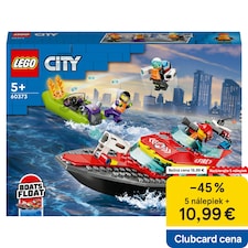 LEGO City 60373 Hasičská záchranná loď a čln