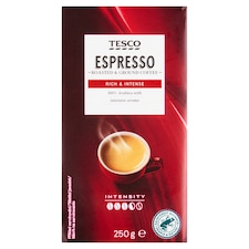 Tesco Espresso pražená mletá káva 250 g