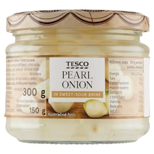 Tesco Cibuľky v sladkokyslom náleve 300 g