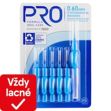 Pro Formula Medzizubné kefky 0,60 mm 6 ks