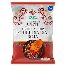 Tesco Finest Kukuričné lupienky s príchuťou čili 150 g