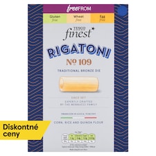 Tesco Finest Rigatoni bezgluténové sušené bezvaječné cestoviny 500 g