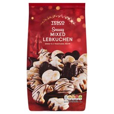 Tesco Výber perníkov s tmavou čokoládou a cukrovou polevou 600 g