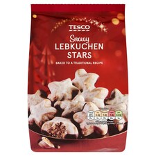 Tesco Perníky s cukrovou polevou polomáčané v tmavej čokoláde 250 g