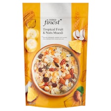 Tesco Finest Zmes obilninových vločiek so sušeným a kandizovaným ovocím 420 g
