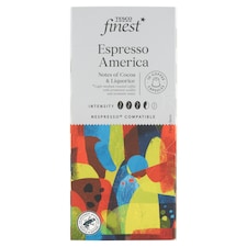 Tesco Finest Espresso America pražená mletá káva v kapsulách 10 ks 54 g