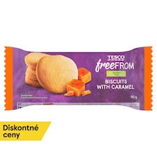 Tesco Free From Bezgluténové karamelové sušienky 90 g