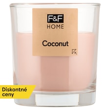 F&F Home Coconut vonná sviečka 95 g