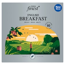 Tesco Finest Zmes čiernych čajov, porciované 80 ks 250 g