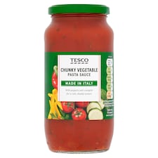 Tesco Hotová paradajková omáčka s paprikou a cuketou 500 g