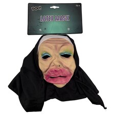 Boo! latexová maska na tvár mníška