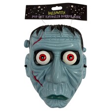 Halloween hrôzová maska s vysúvacími očami