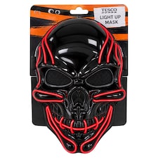 Tesco Black and Red LED svietiaca maska